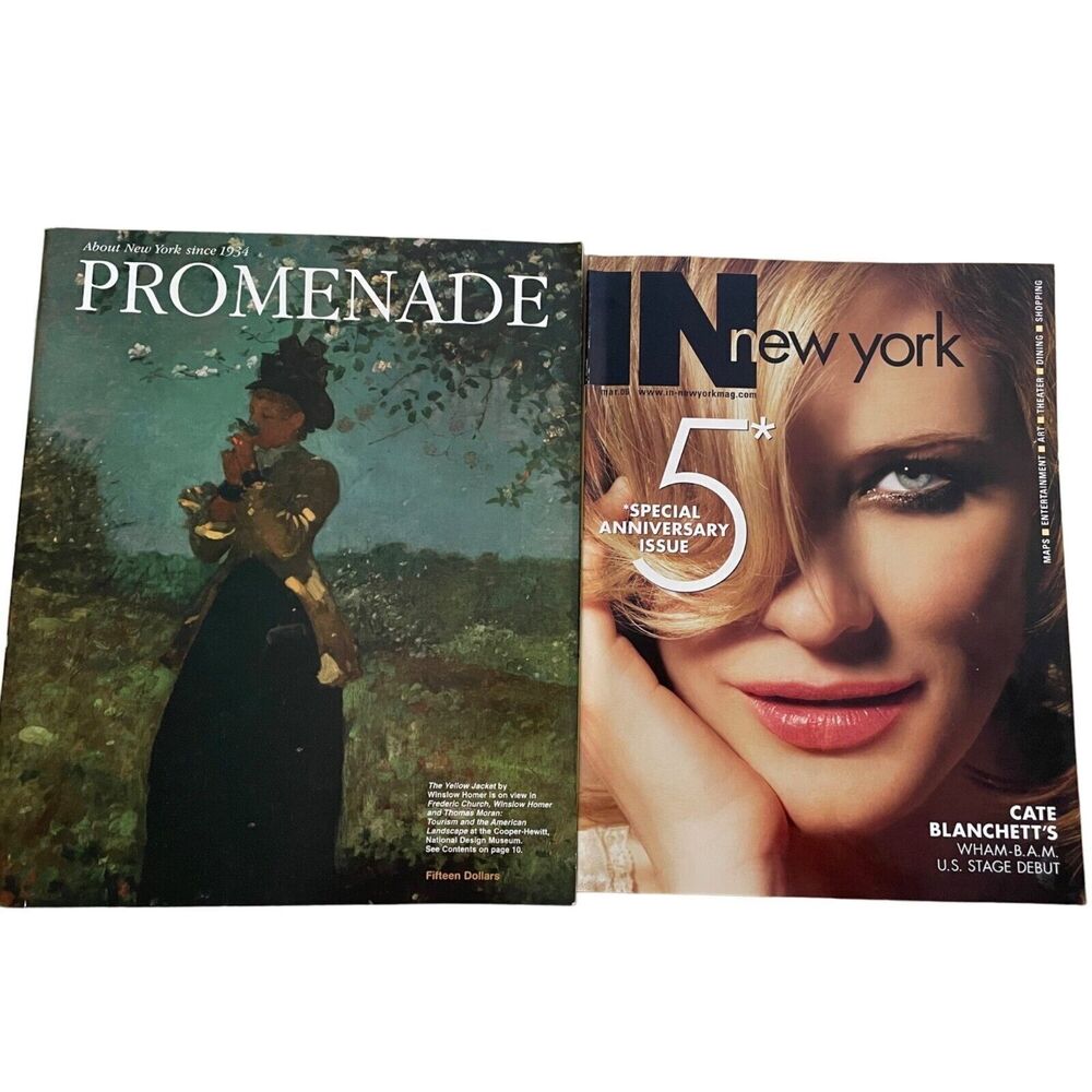 Vintage New York City Promenade and In New York Magazine (March 2006)